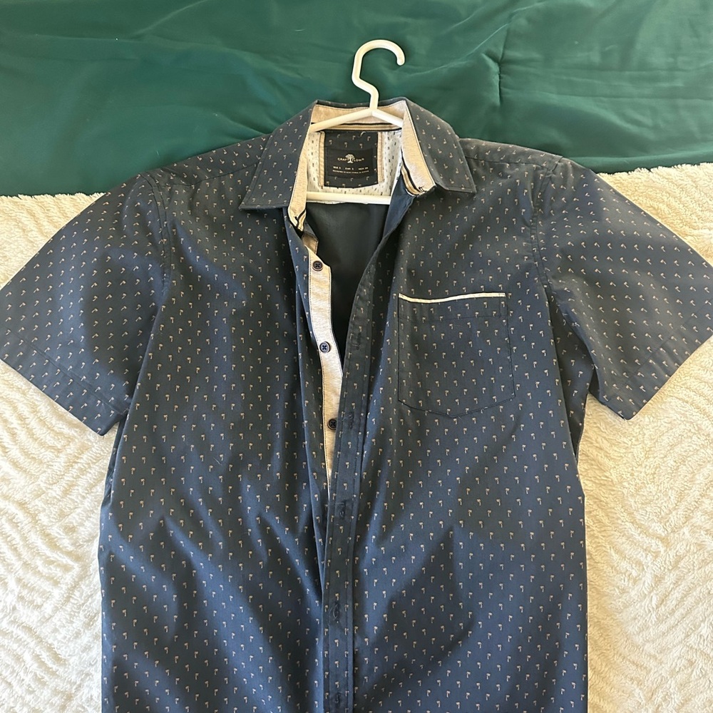 Men's Craft Flow Navy Blue Short Sleeve Shirt